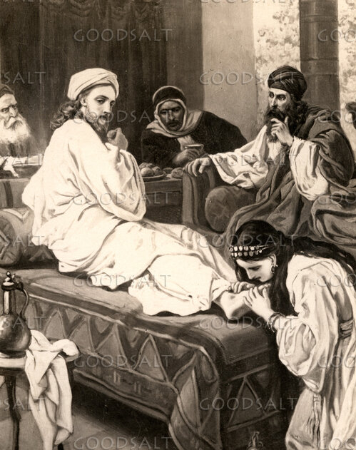 Jesus at the Pharisee's House