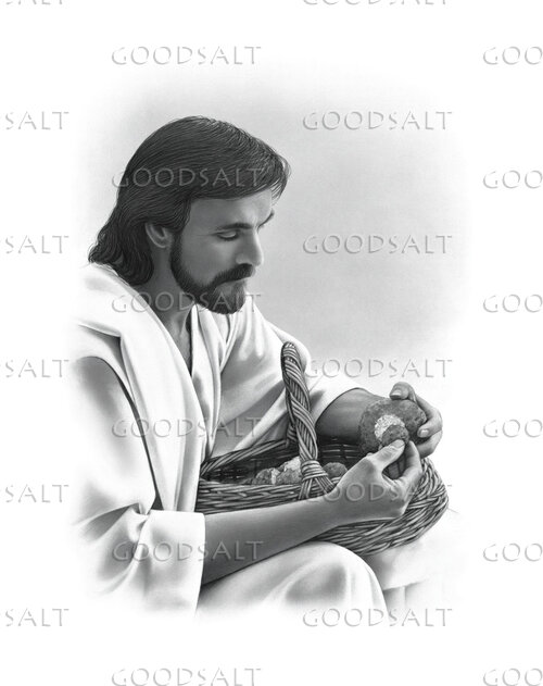 Jesus Breaking Bread