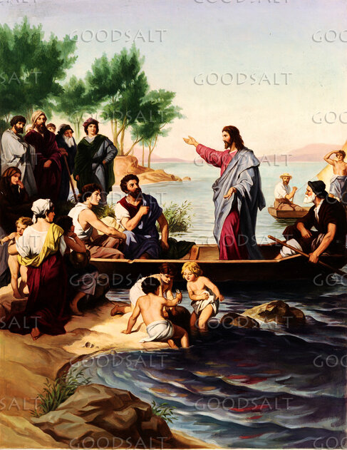 Jesus Preaching from a Boat