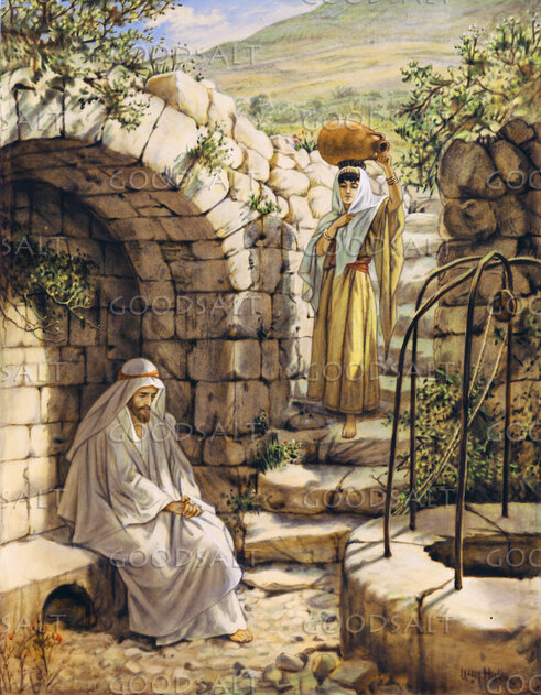 Jesus Resting by Jacob's Well