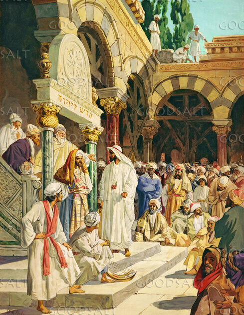 Jesus Teaches Daily in the Temple