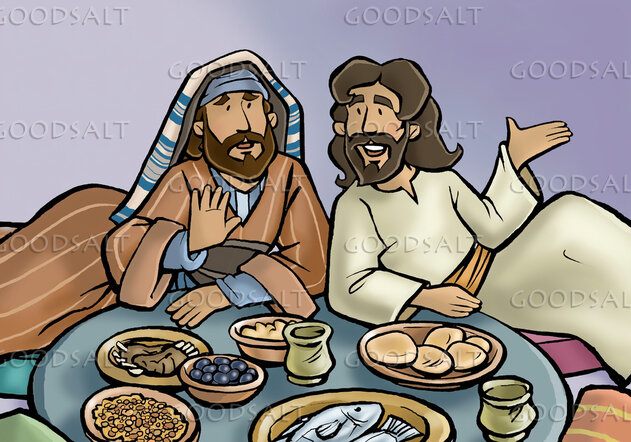 Jesus Tells Simon a Story