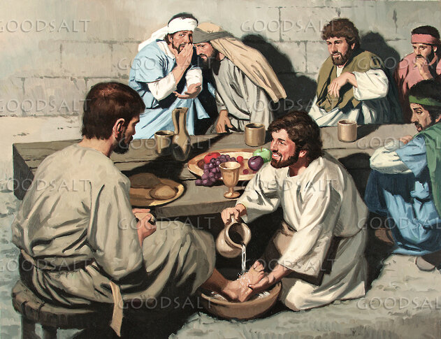 Jesus Washed His Disciples' Feet
