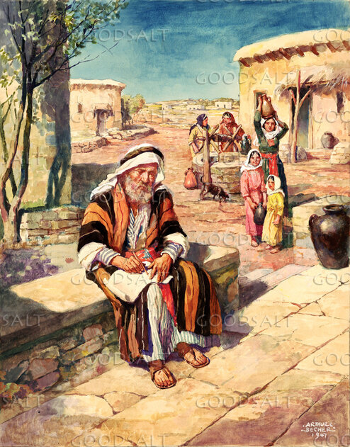 John Writing a Letter