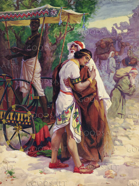 Joseph Cares for His Father