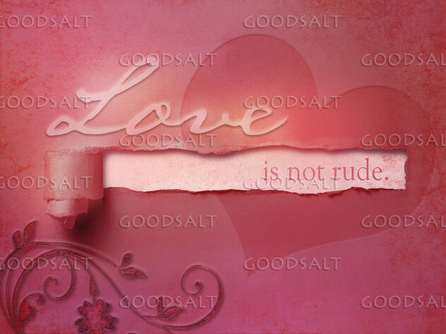 Love Is not Rude