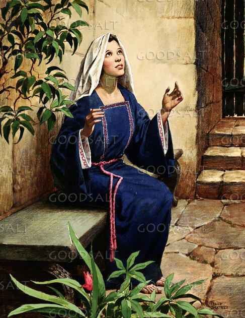 Mary Listening to the Angel