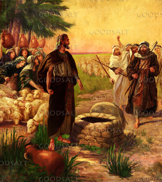 Moses Helps the Daughters of Jethro