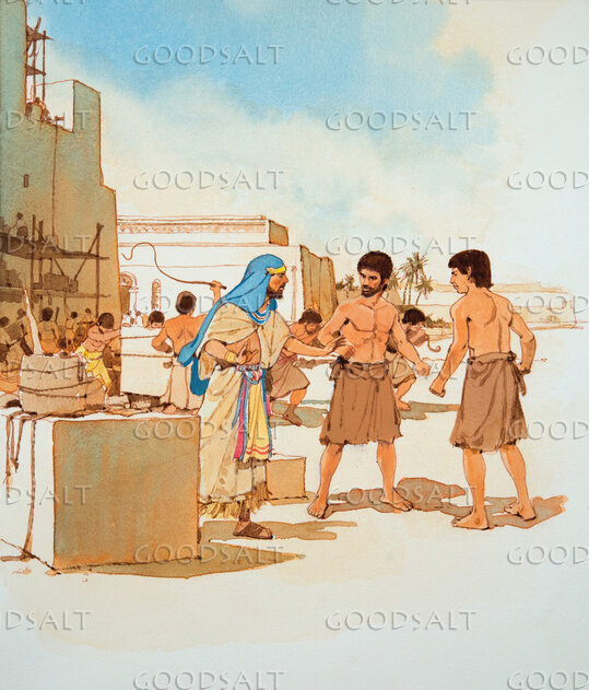 Moses Intervenes in a Fight BetweenTwo Jewish Slaves