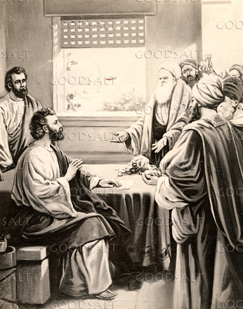 Paul Collects the Offering