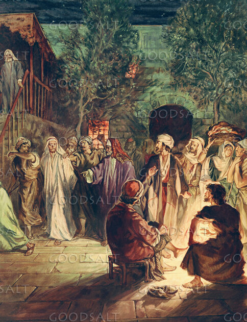 Peter Repents as Jesus Looks upon him