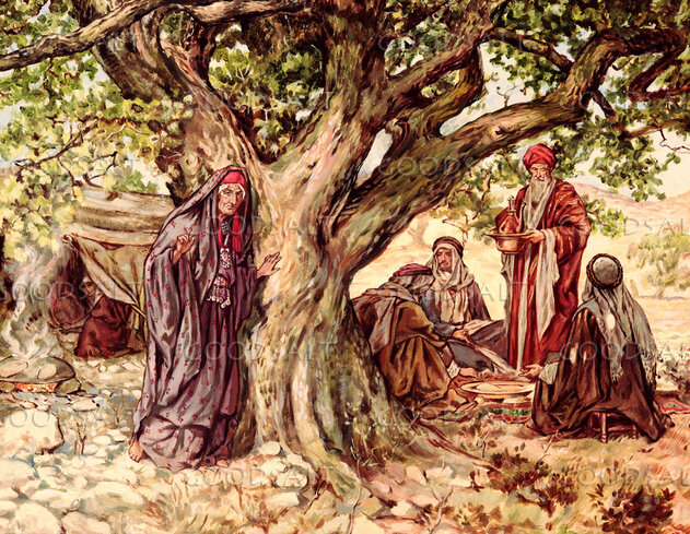 Sarah Overhearing the Renewal of the Promise