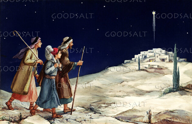 Shepherds on the Way to Bethlehem