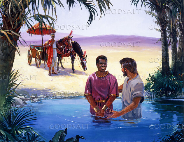 The Ethiopian Chooses to Follow Jesus
