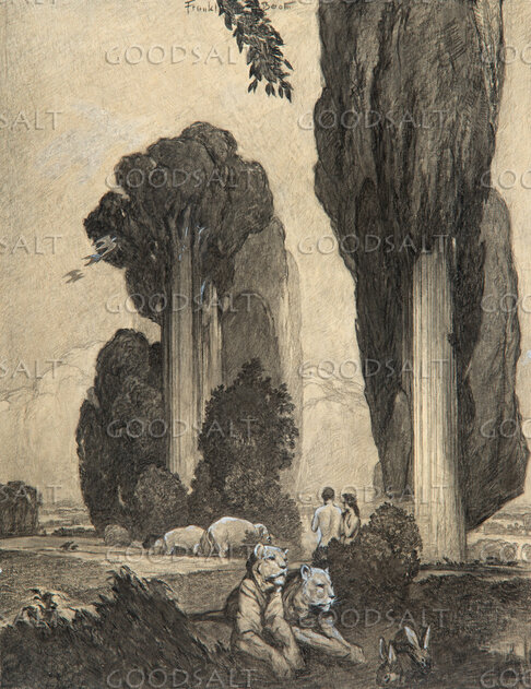 The Garden of Eden - Brown Tinted Image
