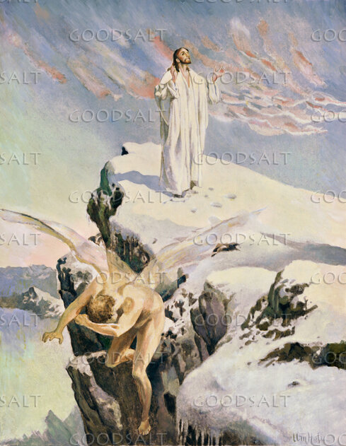 The Temptation being Ended, Satan Leaveth Jesus