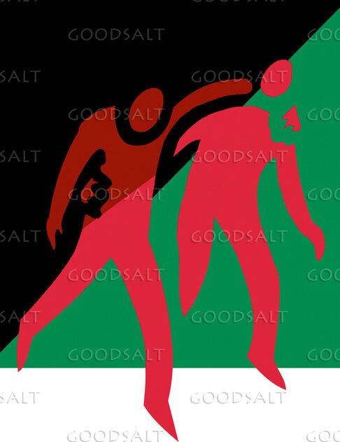 Two People Encouraging Each Other