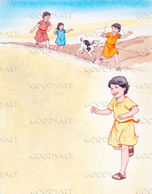 Young Jesus Plays With Other Children