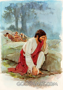 Jesus in Gethsemane