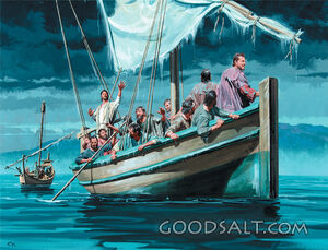 Jesus Calms a Storm