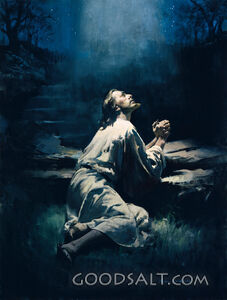 Jesus in Gethsemane