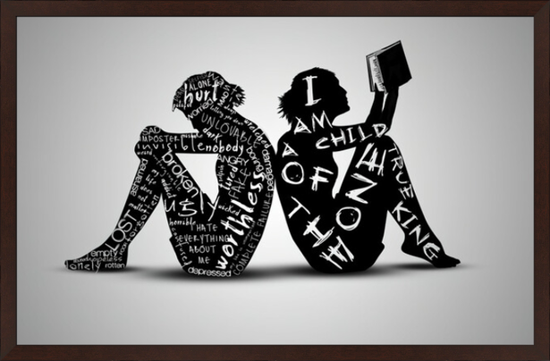 Word Art With Women and Bible