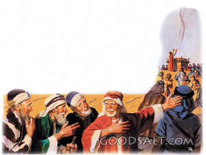 Solomon Dedicates the Temple Altar