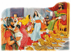 Solomon Judges Between Two Mothers