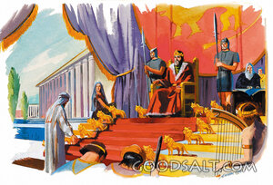 Solomon Receives the Queen of Sheba