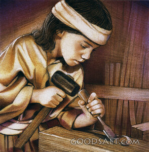 A Young Carpenter Boy