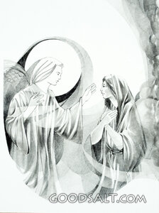 Angel Appears Before Mary
