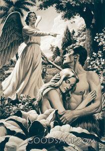 Angel of the Lord Expelling Adam and Eve