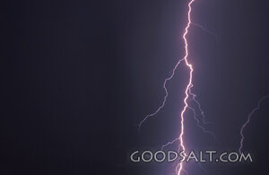 Lightning in the Night Sky