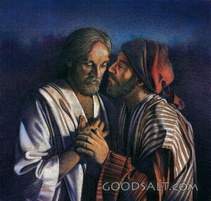 Betrayal Kiss by Judas