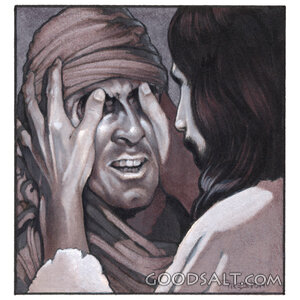 Jesus Restores Sight to the Blind Man
