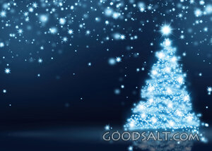 Blue Christmas Tree