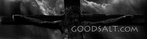 B&W Jesus on Cross Close