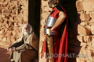 Roman Guard Watching a Hebrew Prisoner