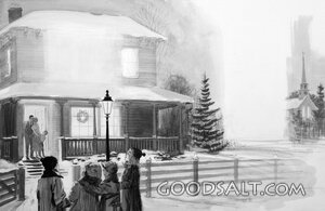 Carolers in Winter