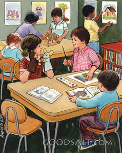 Children at Sunday School