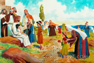 Children Brought to Jesus