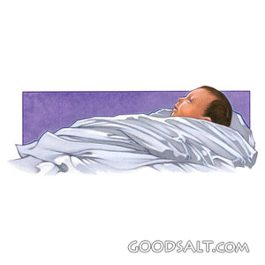 Christ Child in Swaddling Cloths