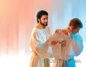 Christ Tries to Reason With Lucifer
