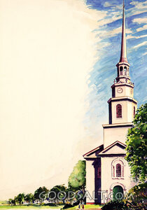 Church Scene Summer