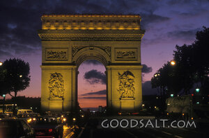 Arc de Triomphe at Dusk