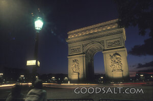 Arc de Triomphe at Night