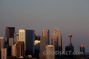 Downtown Calgary Skyline at Dusk