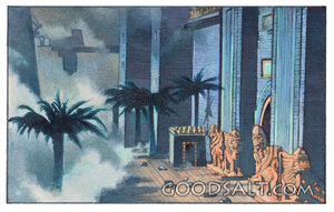 Night at the Babylonian Palace Gate