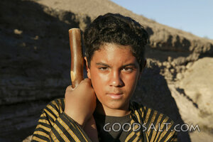 Young David with Shepherd Staff