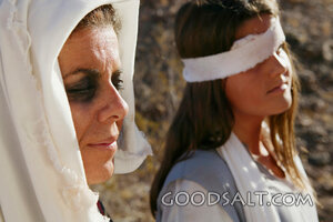 Mother Beside Her Wounded Daughter